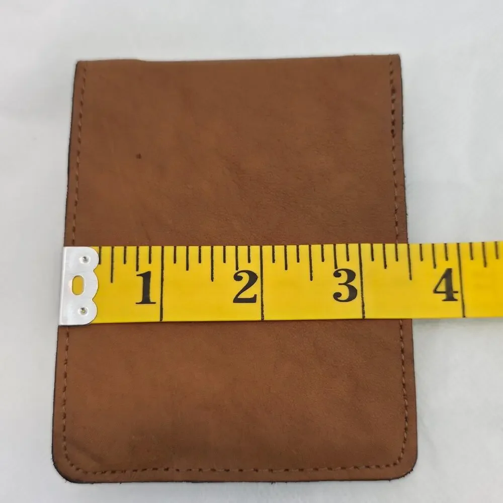 VTG 1988 Marlboro Saddleman's Wallet Leather Bifold Brown New Old Stock Brazil
